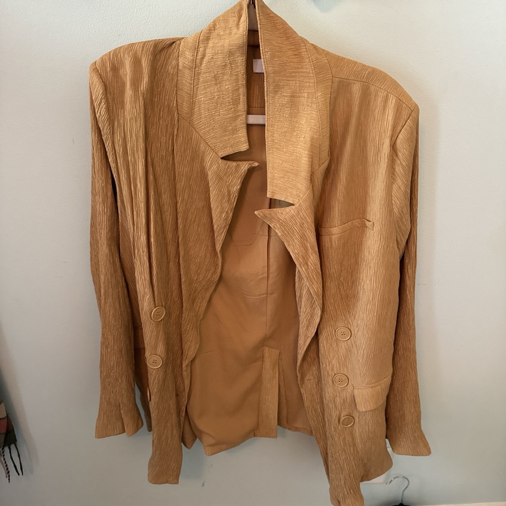 Gold blazer